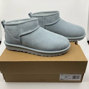 UGG Classic Ultra Mini Seafoam Boots